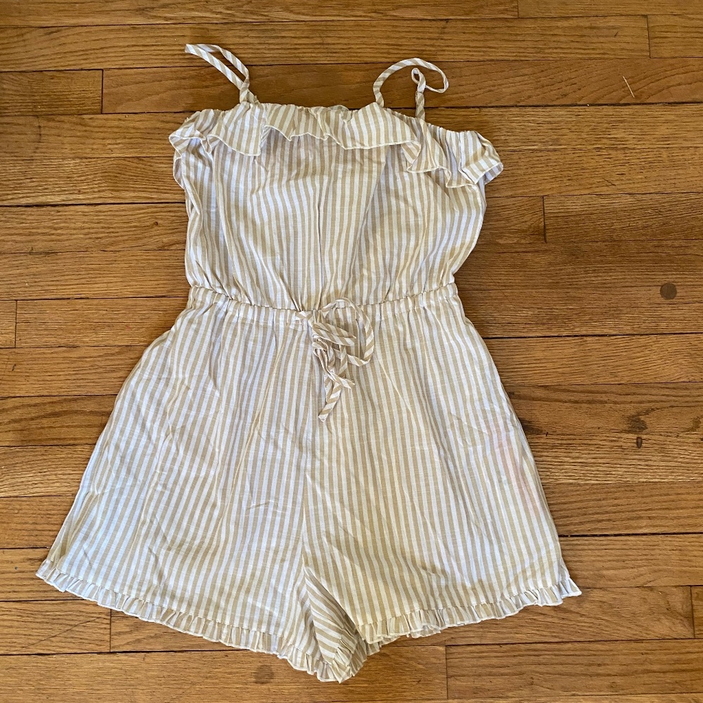 striped romper